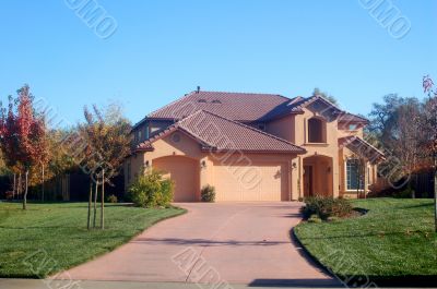 Upscale house