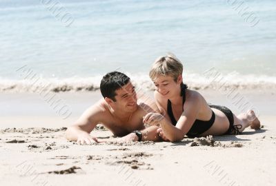 Couple On The Beach