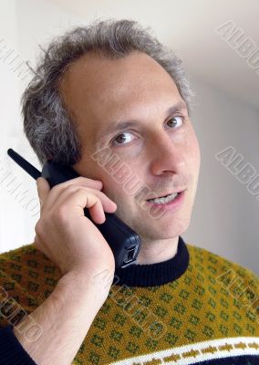 Man on the phone