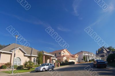 Houses in the suburbs