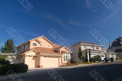 Houses in the suburbs