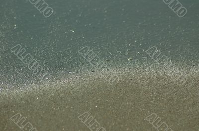 waves and sand