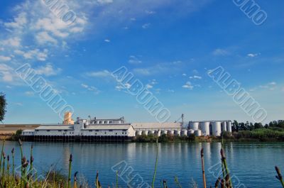 Factory on the river