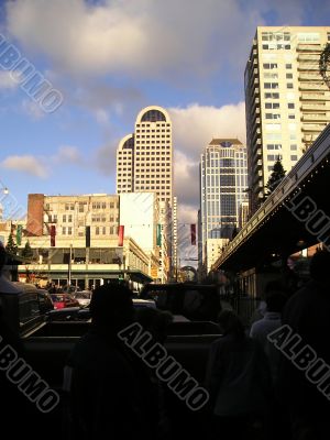 Downtown Seattle at Christmas