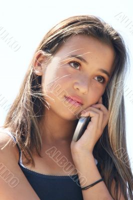 Girl on the phone