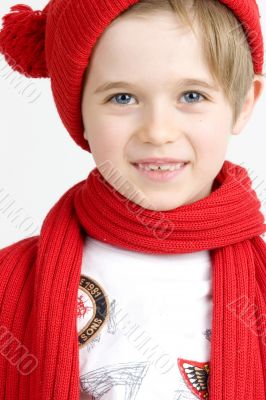 Boy in a red cap