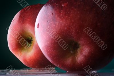 Apples close-up