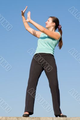defending woman