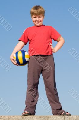 boy with ball
