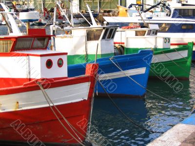 Old fishing boats