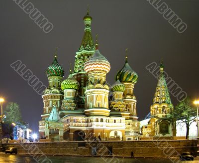Vasiliya Blazhennogo`s cathedral