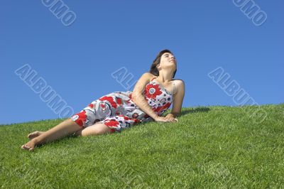 Woman relaxing