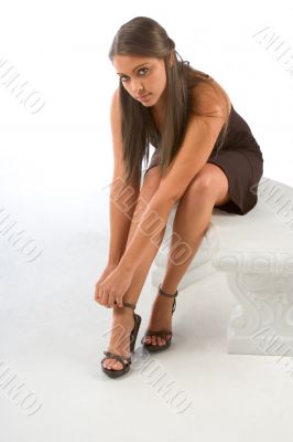Putting on shoes