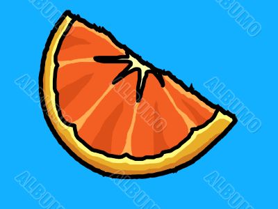 Orange Wedge