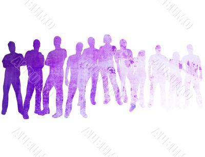 people silhouettes