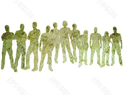 people silhouettes