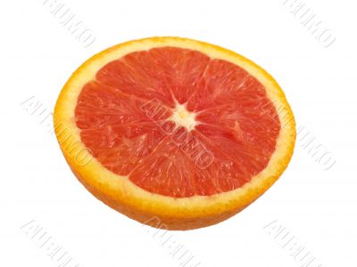 orange half
