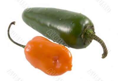 hot peppers