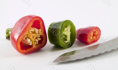 hot peppers