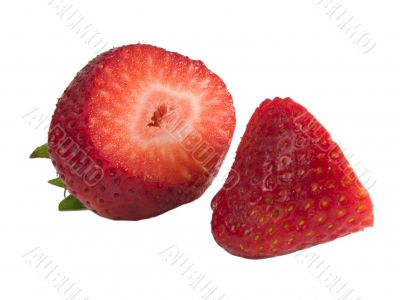 cut strawberry