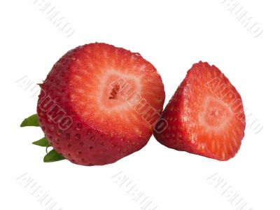 cut strawberry