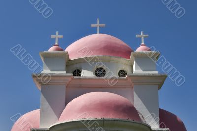 Pink domes