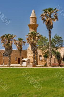 Restored port in Caesarea.