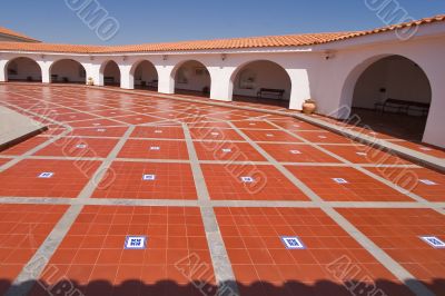 Red marble.