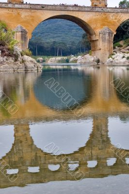 Aqueduct, the river and wood