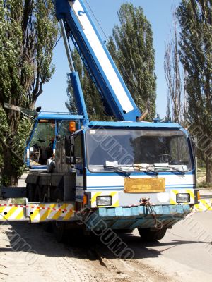 Crane truck