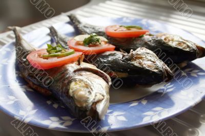 Grilled fish