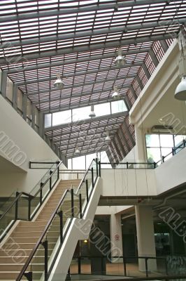 Staircase and skylight