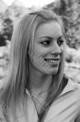 Happy young woman