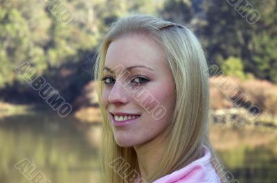 Happy young woman