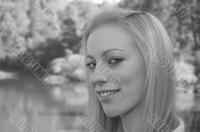 Happy young woman