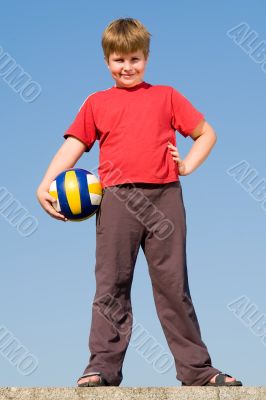 boy with ball