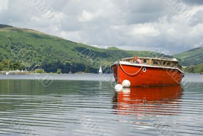 Boat on Lake Windermere
