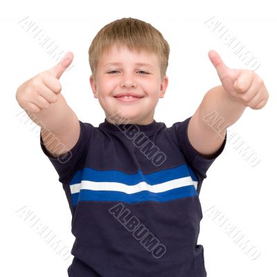 two thumbs up