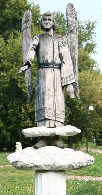 Sculptural composition, the angel