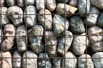 Wall of the memory of victims, the abstraction 2