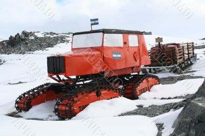 Old polar tractor [ca 1950s]