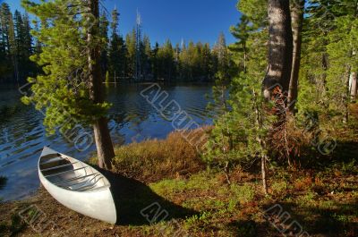 canoe by the river