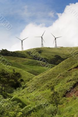 Wind Power Wide Shot