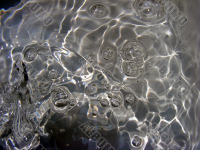 abstract of water in a pot