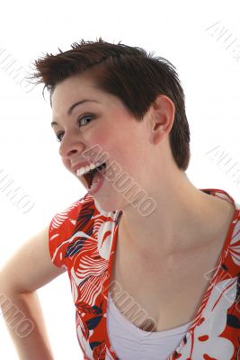 Quirky brunette