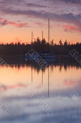 Sunset on the bay