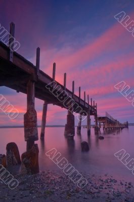 Sunset on the bay