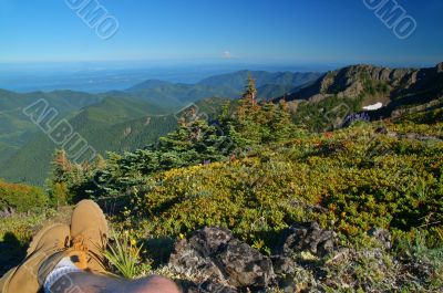 mountain views