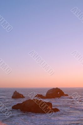California shoreline
