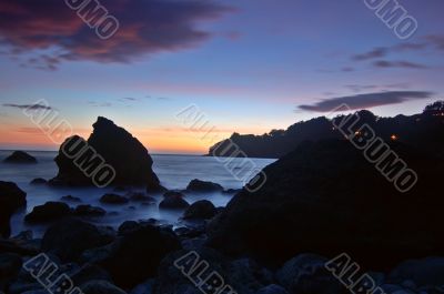 Sunset at Muir Beach